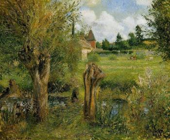 卡米耶 畢沙羅 The Banks of the Epte at Eragny 卡米耶 畢沙羅 The Banks of the Epte at Eragny